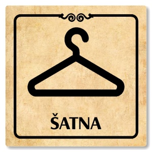 Šatna, 118x118mm, pergamen, Texas